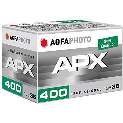 AgfaPhoto – analoger Schwarzweißfilm, ISO 400, Rolle mit 36 ​​Fotos
