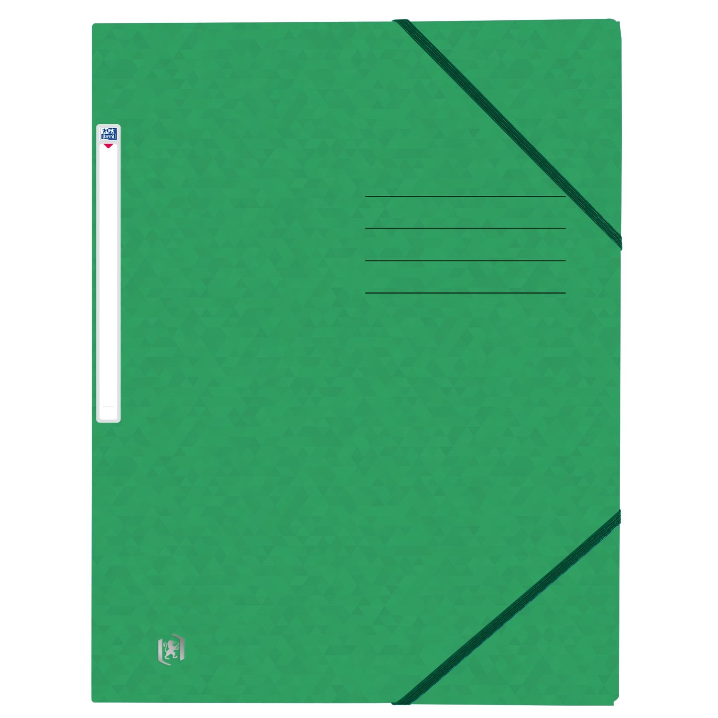 Oxford - Elastomap Top File+ A4 3 Klappen 390gr grün
