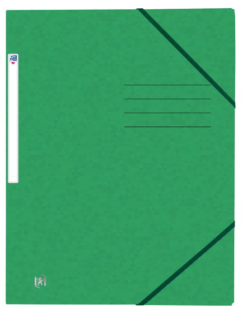 Elastomap Oxford Top -Datei+ A4 3 Ventile 390 Gr Green | 10 Stück