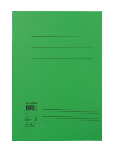 Quantore - Aktenordner Folio 300gr grün | 50 Stück