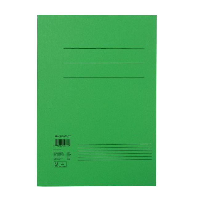 Quantore - Aktenordner Folio 300gr grün