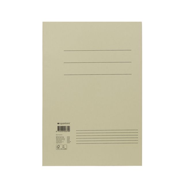 Quantore - Aktenordner Folio 300gr grau | 50 Stück