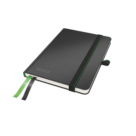 Leitz – Komplettes Notizbuch, ft A6, Hardcover, liniert, schwarz