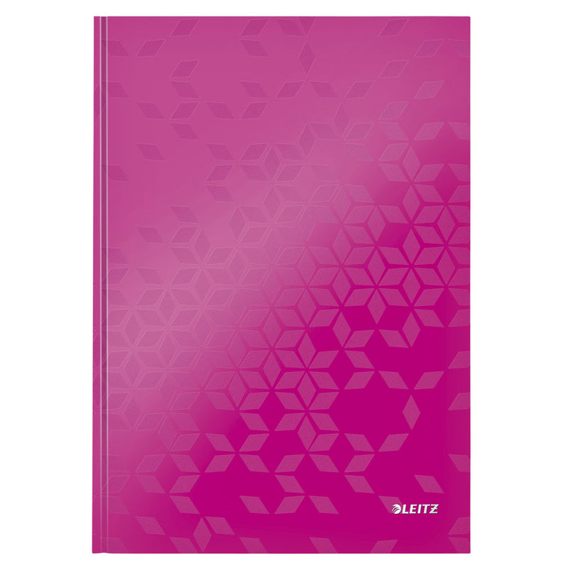 Leitz - Notizbuch WOW A4 160 Seiten 90gr Strich rosa