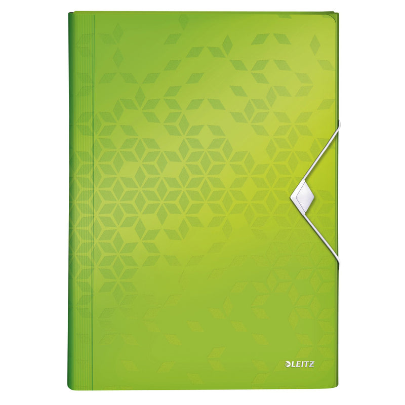 Leitz - Projektmappe WOW für A4 6 Fächer PP grün