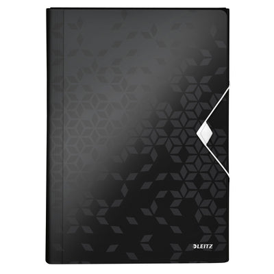 Leitz - Projektmappe WOW für A4 6 Fächer PP schwarz