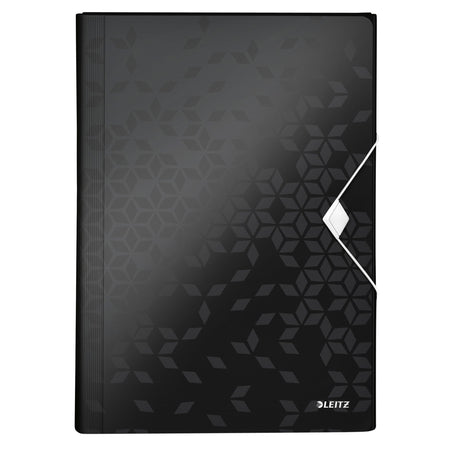 Leitz - Projektmappe WOW für A4 6 Fächer PP schwarz