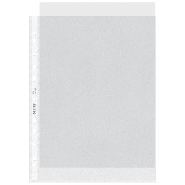 Leitz - Ausstellungstasche Standard 11-Loch Kopierschutz 0,085mm PP A4 transparent 100 Stück