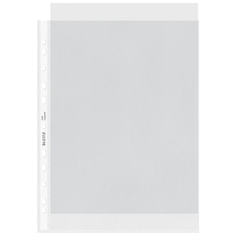 Leitz - Ausstellungstasche Standard 11-Loch Kopierschutz 0,085mm PP A4 transparent 100 Stück