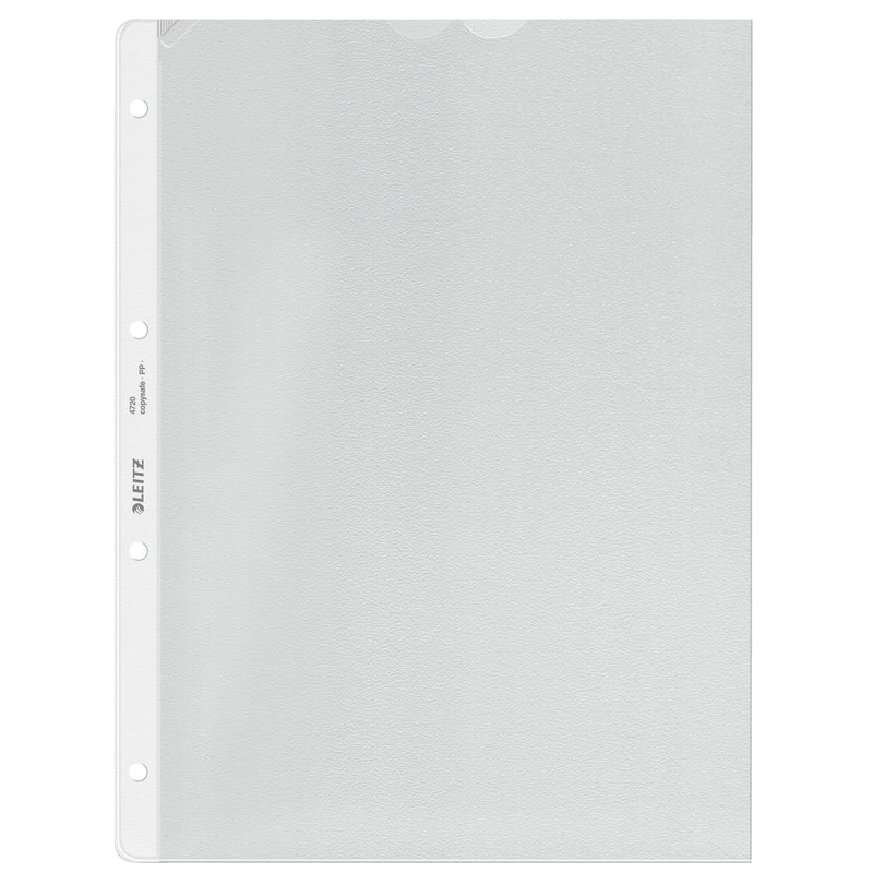 Leitz - Sichttaschen-Kopierschutz 0,13 mm 4-Loch PP A4 transparent 100 Stück