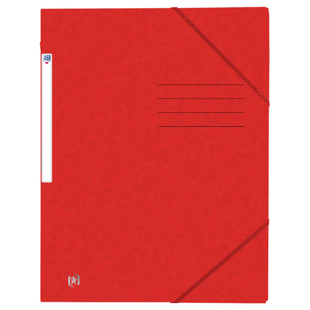 Oxford - Elastomap Top File+ A4 3 Klappen 390gr rot
