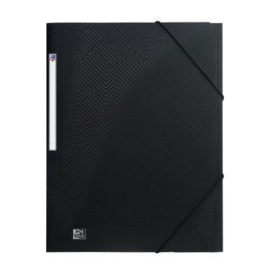 Elba - Elasto-Ordner OXFORD Urban A4 PP blickdicht schwarz | 10 Stück