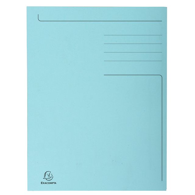 Exacompta - Aktenordner Forever A4 3 Klappen 280gr blau