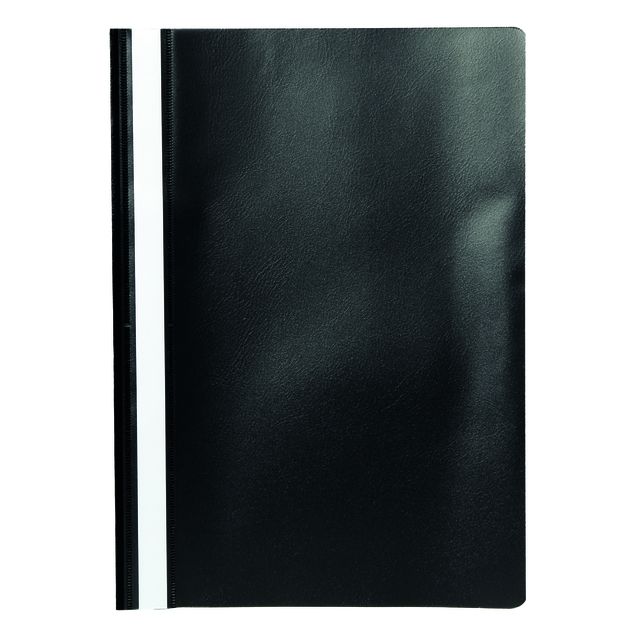 Quantore - Schnellbefestiger A4 PP schwarz | 10 Stück
