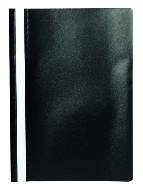 Quantore - Schnellbefestiger A4 PP schwarz | 10 Stück