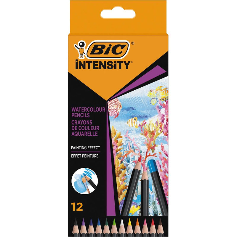 Bic - Aquarellstift Intensity, Karton mit 12 Stück