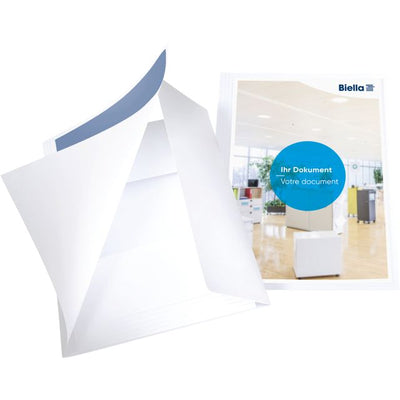 Biella - Angebotsmappe Pearl 2 A4 mit Tasche 3 Klappen weiß