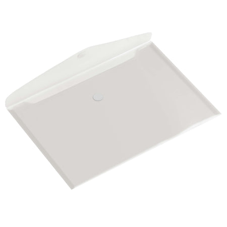 Quantore - Umschlagtasche A5 250x180mm quer transparent weiß