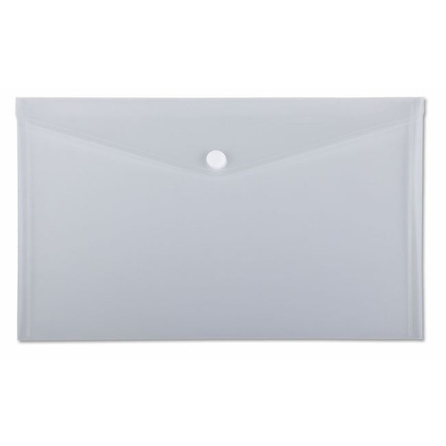 Quantore - Umschlagtasche A3 435x310mm quer PP transparent weiß