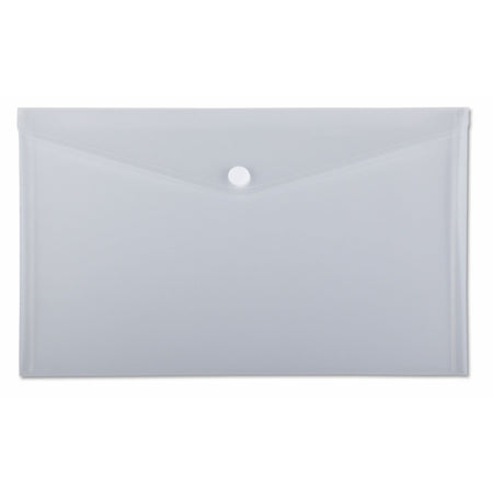 Quantore - Umschlagtasche A3 435x310mm quer PP transparent weiß | 5 Stück