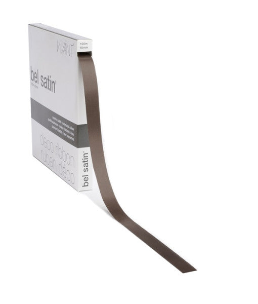 Bel Satin - Satinband 15 mm x 100 Meter dunkelrosa