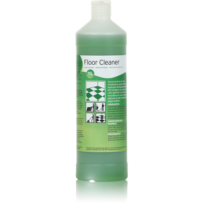Klika -  Vloerreiniger | 1L fris geparfumeerd | pH 8.5 | groen | 6 stuks