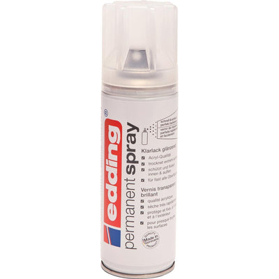 Edding - Farbspraydose 5200 Permanentspray glänzend klar