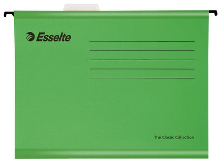 Esselte - Hängemappe Classic A4 V-Boden 345x240mm grün | 25 Stück