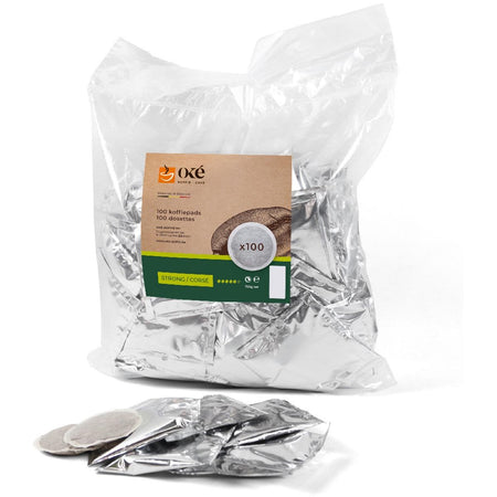 OKE Koffie -  Oké koffiepads, o compatible, Strong, pak van 100 pads