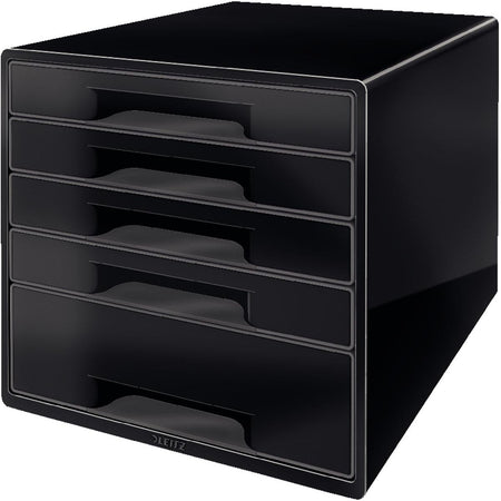 Schubladenbox Leitz 5 Schubladen schwarz