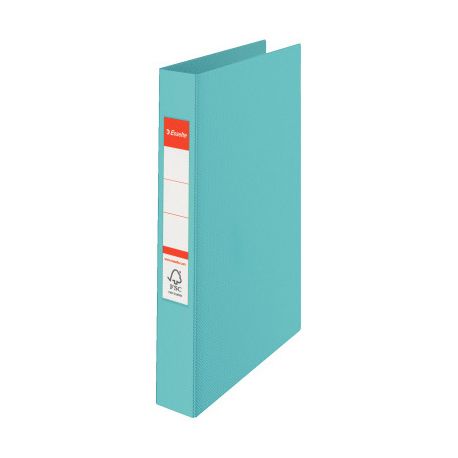 Esselte - Colour'Breeze Ringordner, 2 Ringe, PP, ft A4, mit Hardcover, blau