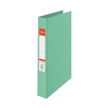 Esselte - Colour'Breeze Ringordner, 2 Ringe, PP, ft A4, mit Hardcover, grün