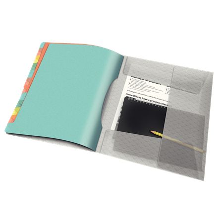 Esselte - Colour'Breeze Sortiermappe, PP, ft A4, 12 Register, sortiert
