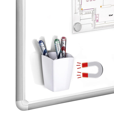 Gloss von CEP – magnetisch pennenbakje, wit
