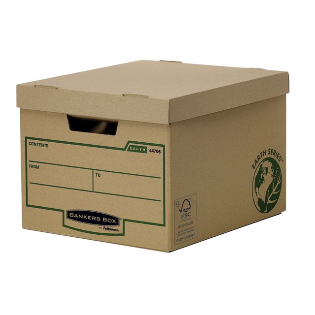 Bankers Box - Archivbox Earth 270x335x391mm braun