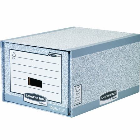 Bankers Box - Aktenschublade A4-System A4 grau | 5 Stück