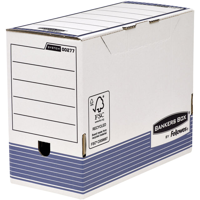 Archive Box Banker Box System A4 150 mm Weißblau