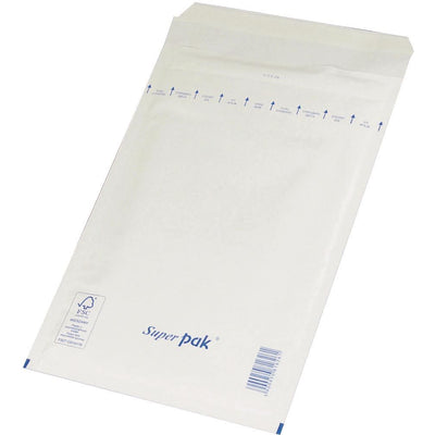 OFFICE products -   luchtkussenenveloppen, met stripsluiting, 230 x 340 mm, wit, pak van 100 stuks