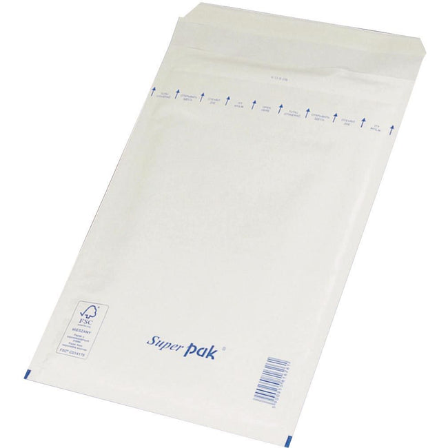OFFICE products -   luchtkussenenveloppen, met stripsluiting, 230 x 340 mm, wit, pak van 100 stuks