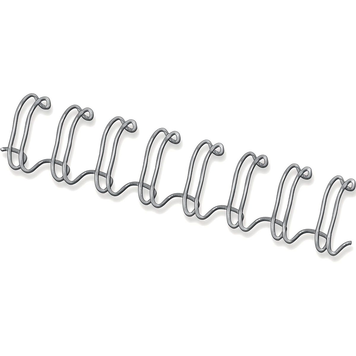 Fellowes - Drahtrücken 10mm 34-Ring A4 Silber 100 Stück