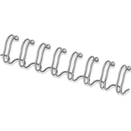 Fellowes - Drahtrücken 10mm 34-Ring A4 Silber 100 Stück