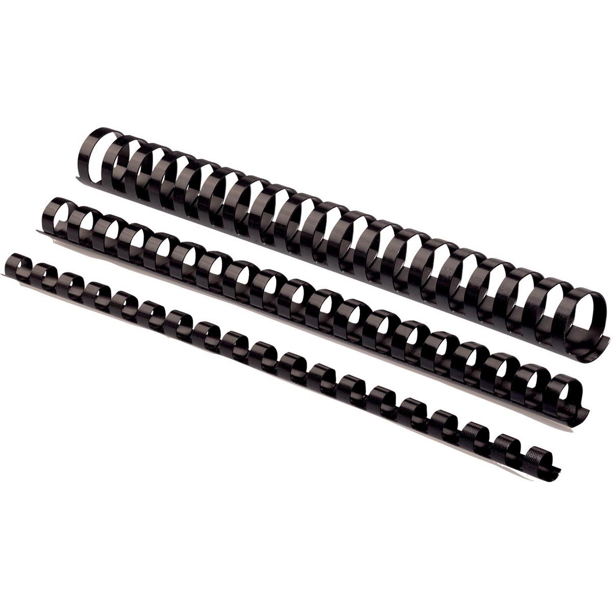 Fellowes - Binderücken, 50er Pack, 25 mm, Schwarz