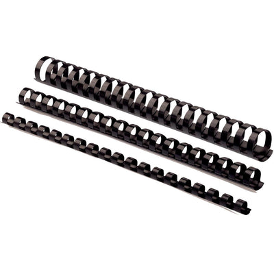 Fellowes - Binderücken, 50er Pack, 45 mm, Schwarz