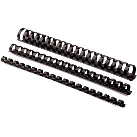 Fellowes - Binderücken, 50er Pack, 45 mm, Schwarz