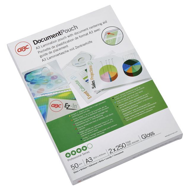 GBC - Laminierfolie A3 2x250 Mikron