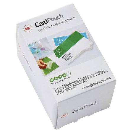 GBC – Laminierhülle Kreditkarte 54 x 86 mm, 2 x 250 Mikron