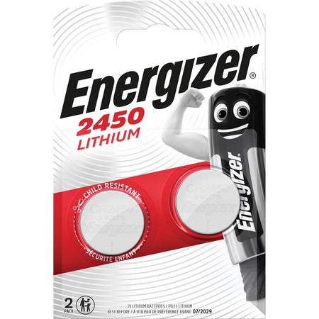 Energizer - Knopfzelle CR2450, Blister mit 2 Stück