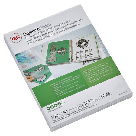 GBC - Laminierhülse A4 2x125 Mikron 4 Löcher