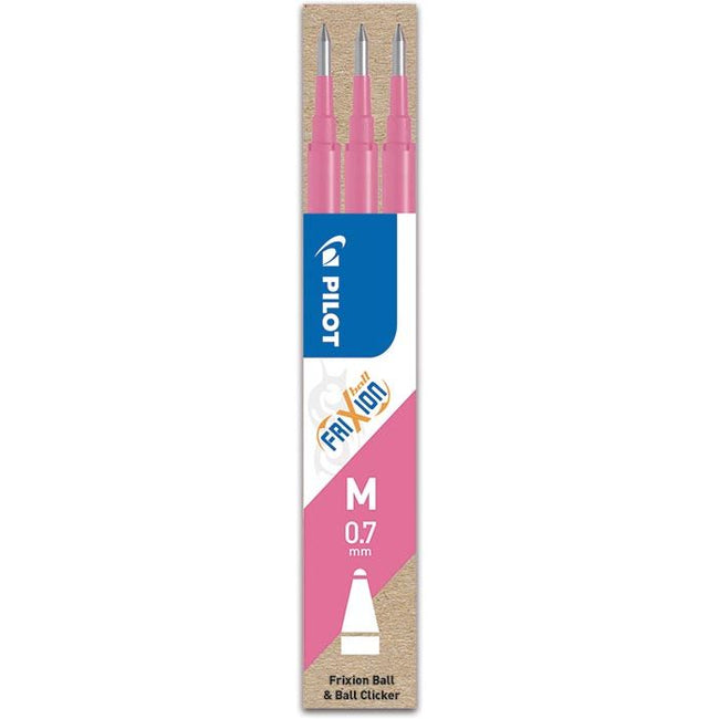Pilot - Tintenroller-Mine friXion mittelrosa, 3er-Set