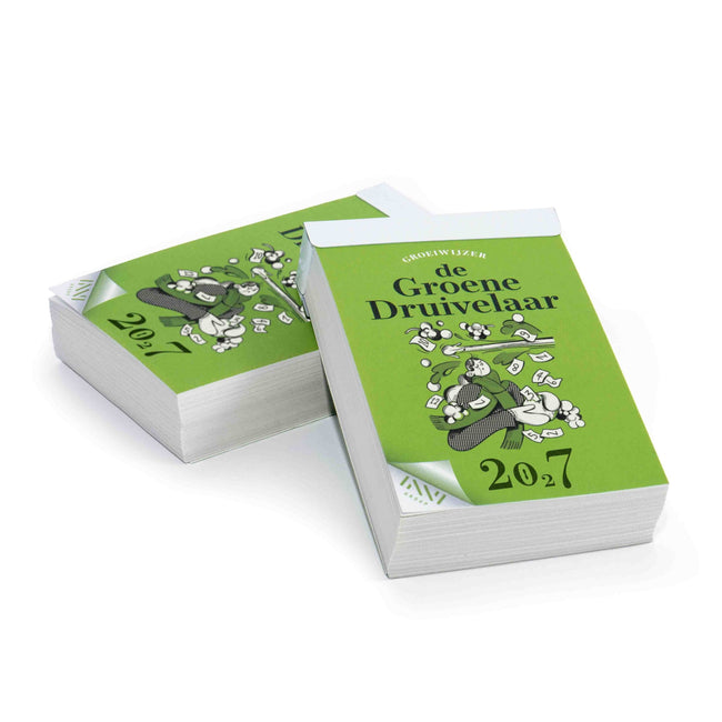 De Druivelaar -  Dagscheurkalender 2027 de groene druivelaar | 20 stuks